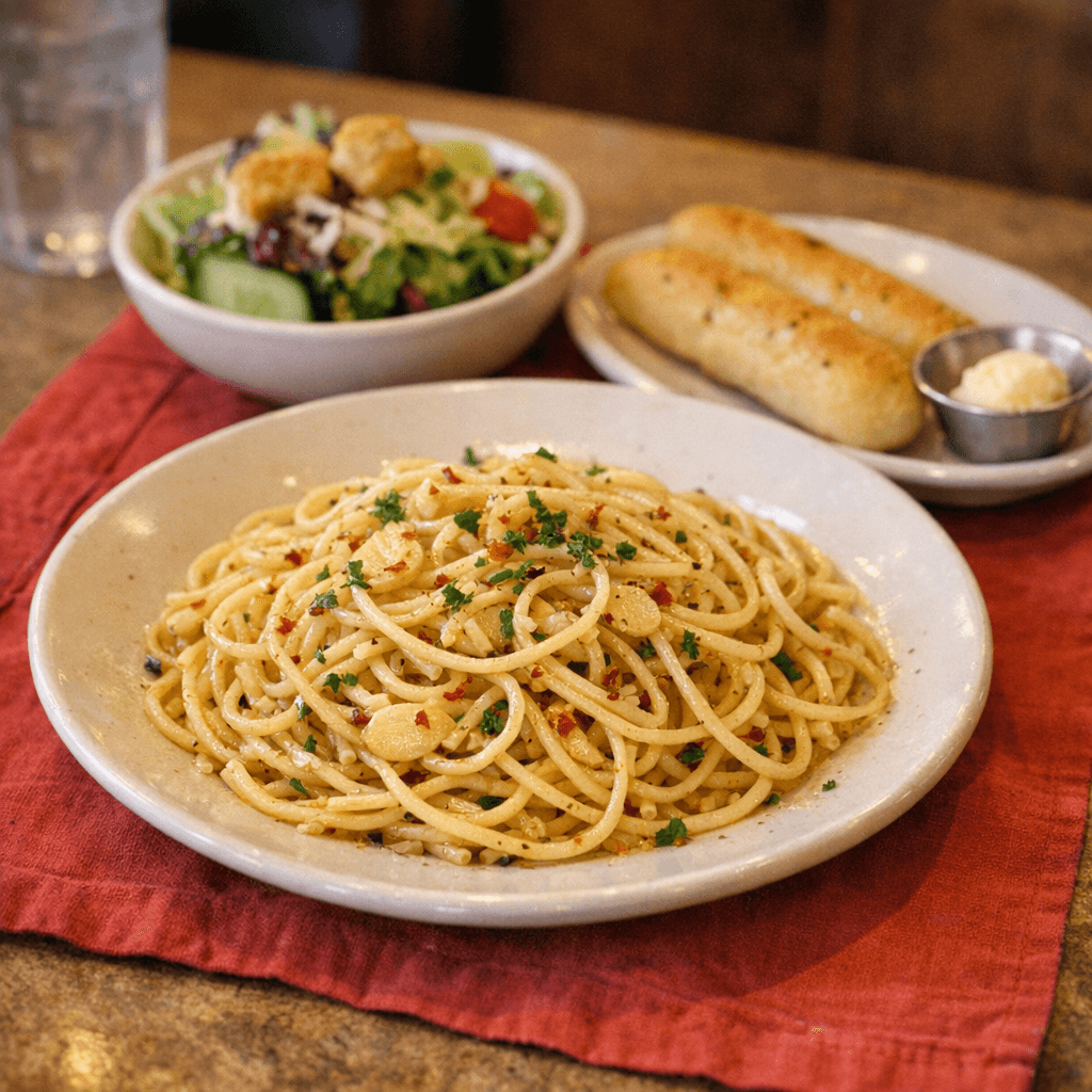 Aglio E Olio (garlic and olive oil) Pasta