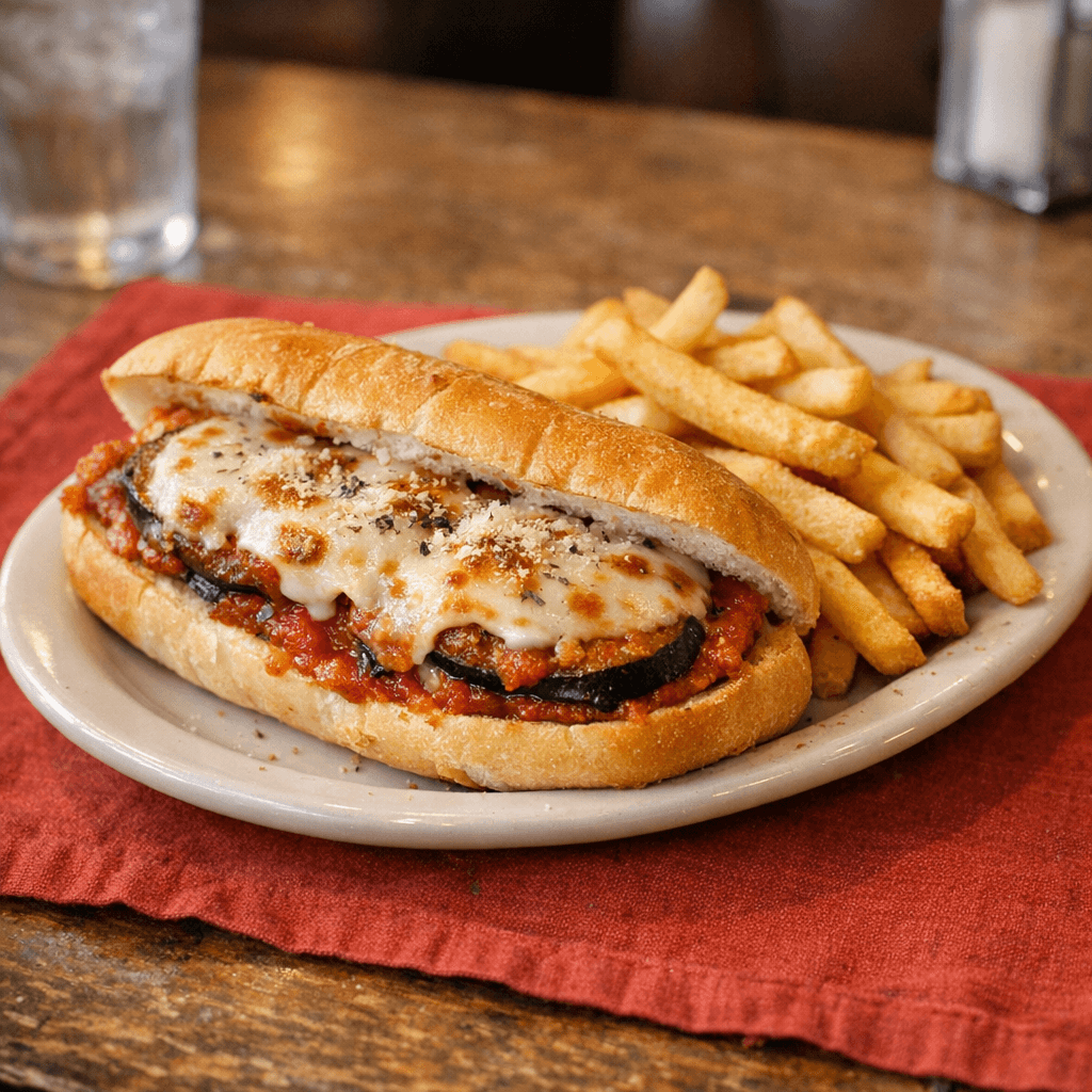 Eggplant Parmigiana Sub