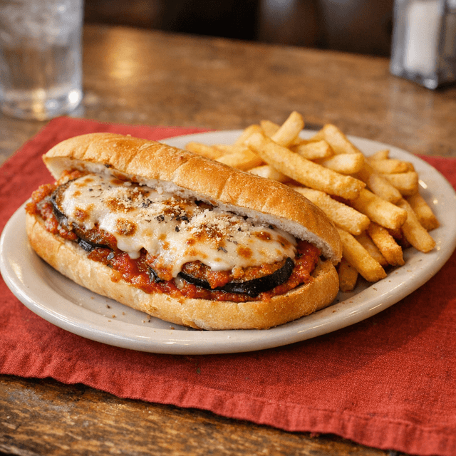 Eggplant Parmigiana Sub