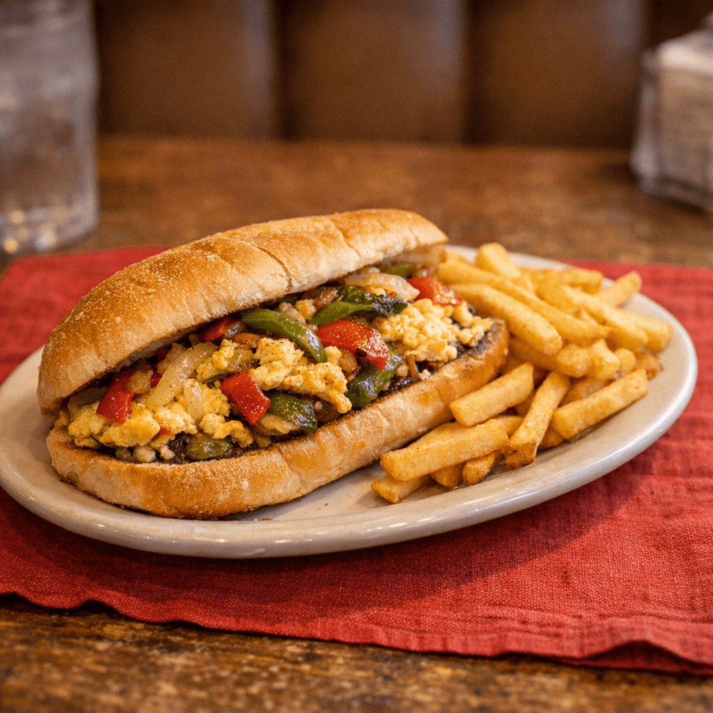 Peppers & Eggs Sub