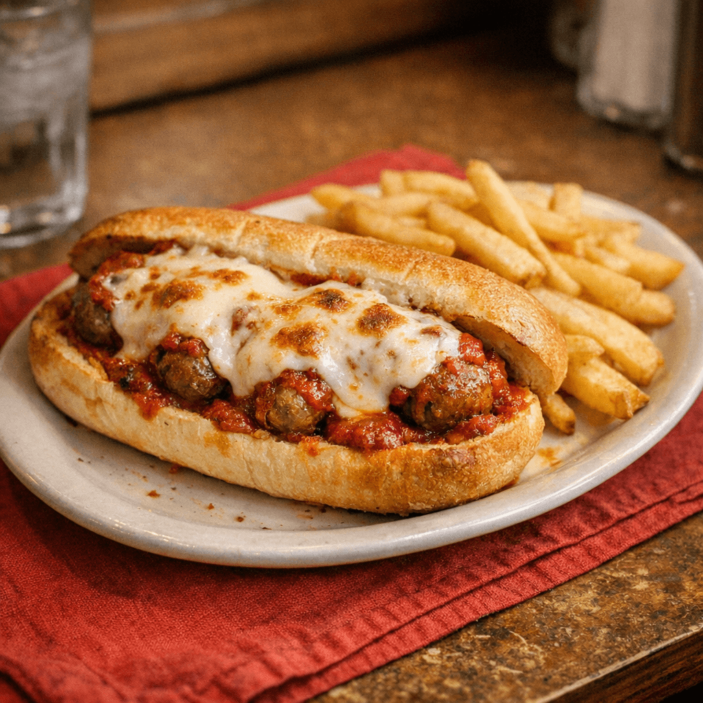 Sausage Parmigiana Sub