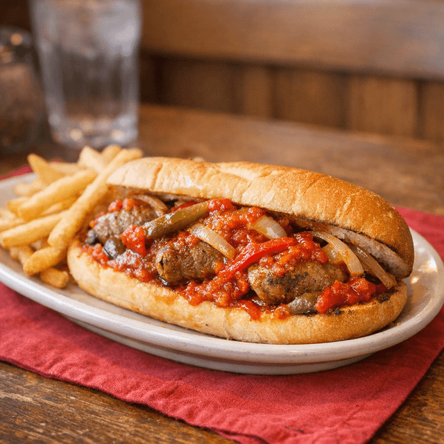 Sausage, Peppers & Onions Sub