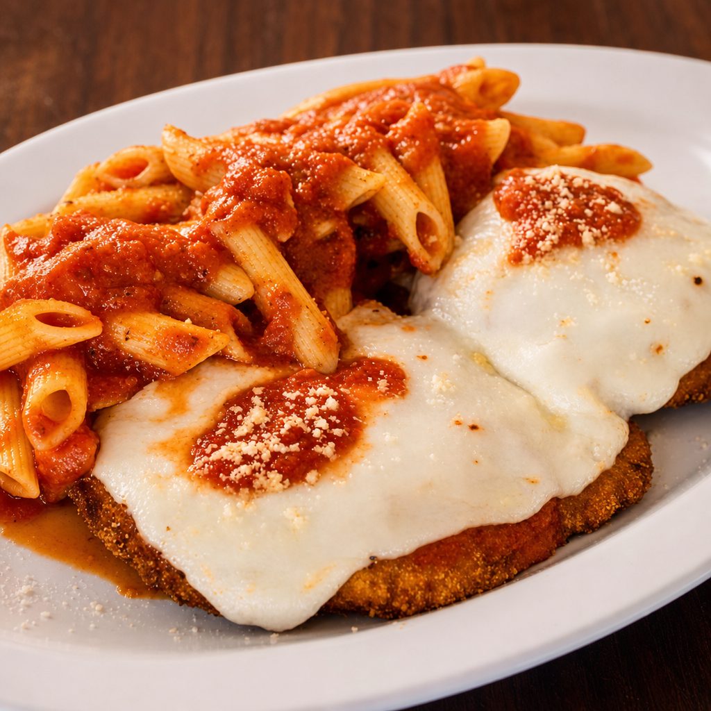 Chicken Parmigiana.